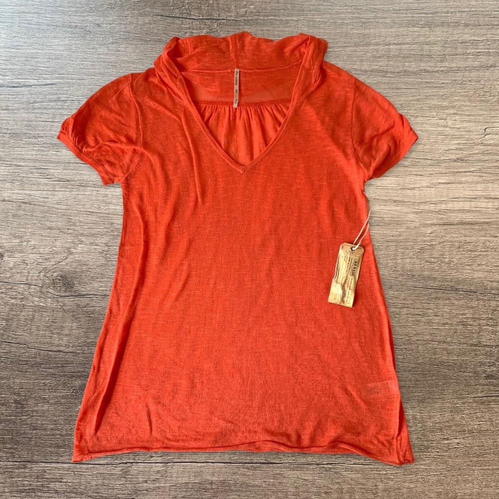 Vintage DaNang short sleeved hooded shirt
